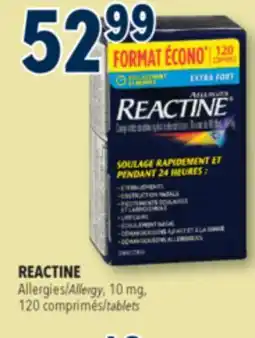 Familiprix REACTINE, Allergies, 10 mg, 120 tablets offer