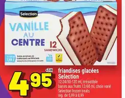 Metro FRIANDISES GLACÉES SELECTION | SELECTION FROZEN TREATS offer
