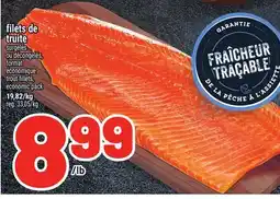 Metro FILETS DE TRUITE offer