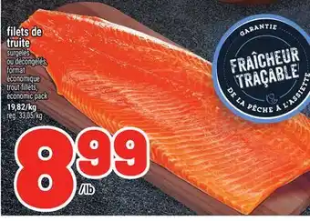 Metro FILETS DE TRUITE offer