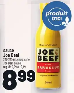 Metro SAUCE JOE BEEF | JOE BEEF SAUCE offer