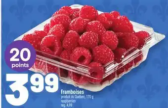 Metro FRAMBOISES | RASPBERRIES offer
