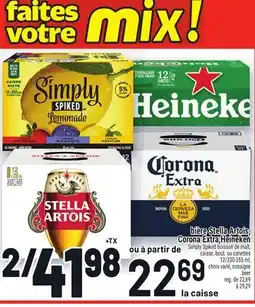 Metro BIÈRE STELLA ARTOIS, CORONA EXTRA,HEINEKEN | BEER offer
