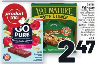 Metro BARRES VAL NATURE | NATURE VALLEY BARS offer