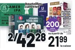 Metro BIÈRE ARCHIBALD, UNIBROUE, BRASSEUR DE MONTRÉAL | BEER offer