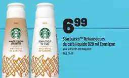 Metro STARBUCKS REHAUSSEURS DE CAFÉ LIQUIDE offer