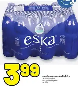 Metro EAU DE SOURCE NATURELLE ESKA | ESKA NATURAL SPRING WATER offer