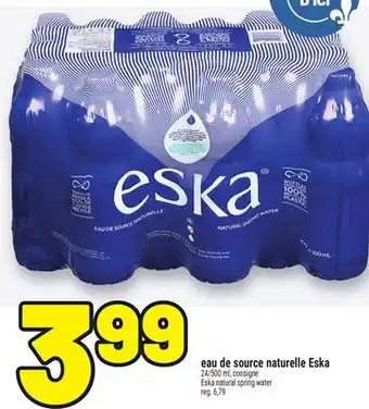 Metro EAU DE SOURCE NATURELLE ESKA | ESKA NATURAL SPRING WATER offer