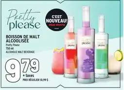 Metro BOISSON DE MALT ALCOOLISÉE PRETTY PLEASE | ALCOHOLIC MALT BEVERAGE offer