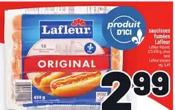 Metro SAUCISSES FUMÉES LAFLEUR | LAFLEUR WIENERS offer