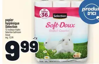 Metro PAPIER HYGIÉNIQUE SELECTION | SELECTION BATHROOM TISSUE offer