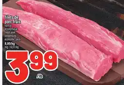 Metro FILETS DE PORC FRAIS | FRESH PORK FRESH PORK TENDERLOINS offer