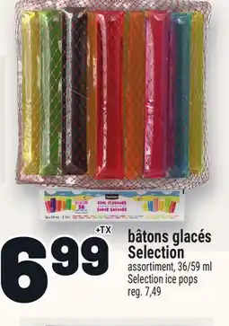 Metro BÂTONS GLACÉS SELECTION | SELECTION ICE POPS offer