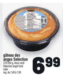 Metro GÂTEAU DES ANGES SELECTION | SELECTION ANGEL FOOD CAKE offer