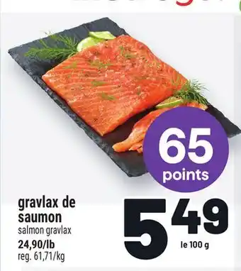 Metro GRAVLAX DE SAUMON | SALMON GRAVLAX offer