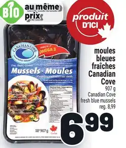 Metro MOULES BLEUES FRAÎCHES CANADIAN COVE | CANADIAN COVE FRESH BLUE MUSSELS offer