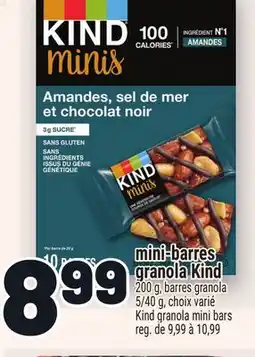 Metro MINI-BARRES GRANOLA KIND | KIND GRANOLA MINI BARS offer