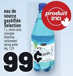 Metro TOUT L'ÉTÉ EAU DE SOURCE GAZÉIFIÉE SELECTION | SELECTION CARBONATED SPRING WATER offer