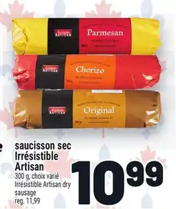 Metro SAUCISSON SEC IRRÉSISTIBLE ARTISAN | IRRÉSISTIBLE ARTISAN DRY SAUSAGE offer