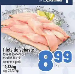 Metro FILETS DE SÉBASTE | ROCKFISH FILLETS offer