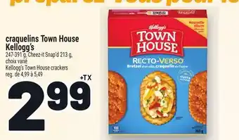 Metro CRAQUELINS TOWN HOUSE KELLOGG'S | KELLOGG'S TOWN HOUSE CRACKERS offer