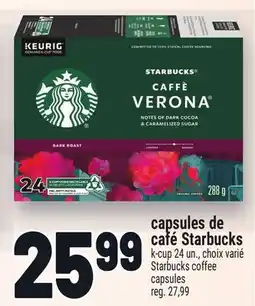 Metro CAPSULES DE CAFÉ STARBUCKS | STARBUCKS COFFEE CAPSULES offer