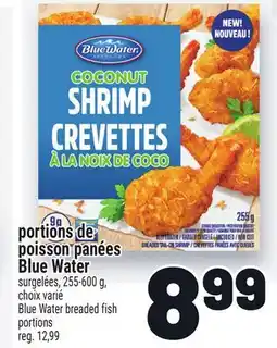 Metro PORTIONS DE POISSON PANÉES | BLUE WATER BREADED FISH PORTIONS offer