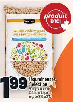 Metro LÉGUMINEUSES SELECTION | SELECTION LEGUMES offer