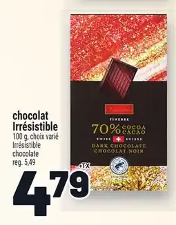 Metro CHOCOLAT IRRÉSISTIBLE | IRRÉSISTIBLE CHOCOLATE offer