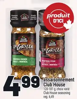 Metro ASSAISONNEMENT CLUB HOUSE | CLUB HOUSE SEASONING offer