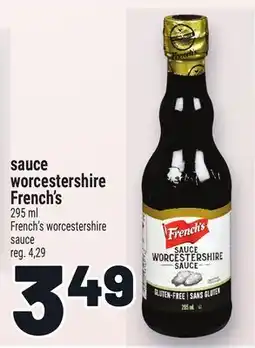 Metro SAUCE WORCESTERSHIRE FRENCH'S | FRENCH'S WORCESTERSHIRE SAUCE offer