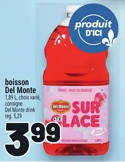 Metro BOISSON DEL MONTE | DEL MONTE DRINK offer