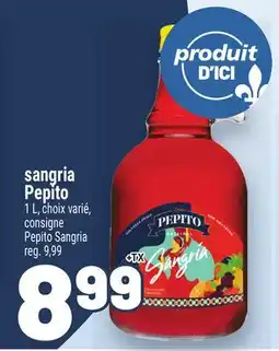 Metro SANGRIA PEPITO | CONSIGNE PEPITO SANGRIA offer