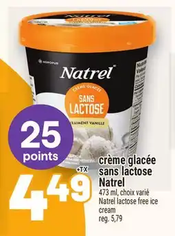 Metro CRÈME GLACÉE SANS LACTOSE NATREL | NATREL LACTOSE FREE ICE offer