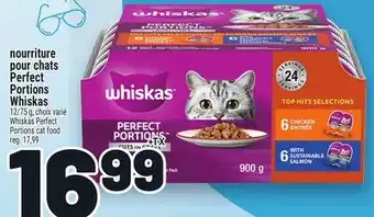 Metro NOURRITURE POUR CHATS PERFECT PORTIONS WHISKAS | WHISKAS PERFECT PORTIONS CAT FOOD offer