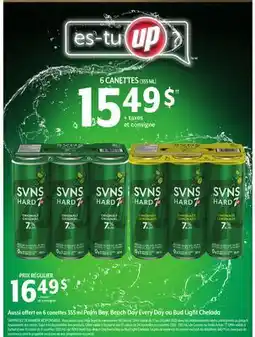 Metro AUSSI OFFERT EN 6 CANETTES 355 ML PALM BAY, BEACH DAY | EVERY DAY OU BUD LIGHT CHELADA offer
