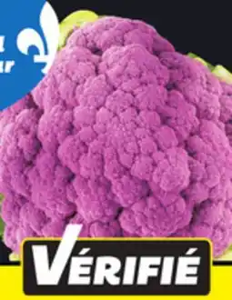 IGA PURPLE CAULIFLOWER offer