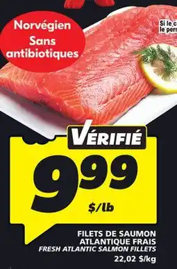 IGA FRESH ATLANTIC SALMON FILLETS offer