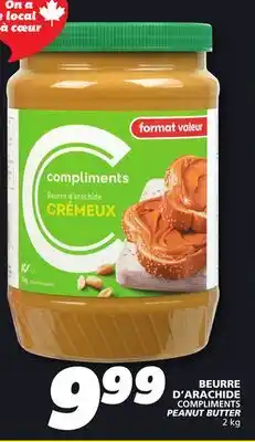 IGA COMPLIMENTS PEANUT BUTTER offer