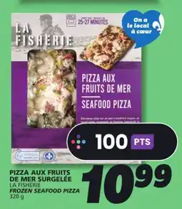 IGA LA FISHERIE FROZEN SEAFOOD PIZZA offer