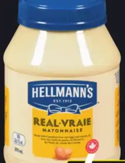 IGA HELLMANN'S MAYONNAISE offer