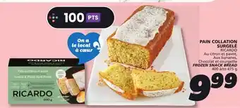 IGA RICARDO FROZEN SNACK BREAD offer