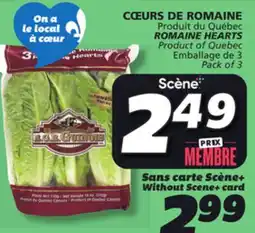 IGA ROMAINE HEARTS offer