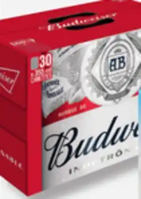 IGA BUDWEISER BEER offer