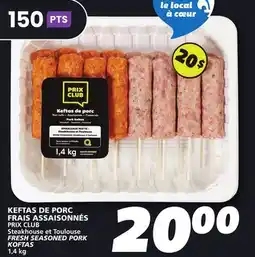 IGA FRESH SEASONED PORK KOFTAS offer