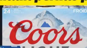 IGA COORS LIGHT BEER offer