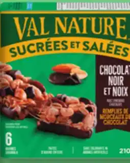 IGA VAL NATURE BARS OR SNACKS offer