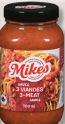 IGA MIKES PASTA SAUCE offer