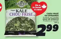 IGA KALE OR SPINACH offer