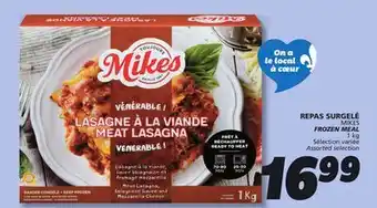IGA MIKES FROZEN MEAL offer